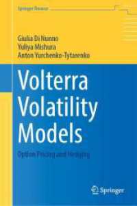 Volterra Volatility Models : Option Pricing and Hedging (Springer Finance)