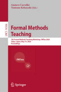 Formal Methods Teaching : 7th Formal Methods Teaching Workshop, FMTea 2026, Tokyo, Japan, May 19, 2026, Proceedings (Lecture Notes in Computer Science)