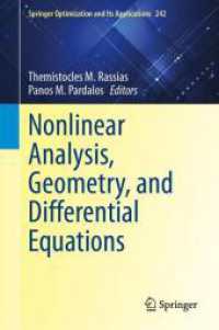 Nonlinear Analysis, Geometry, and Differential Equations (Springer Optimization and Its Applications)