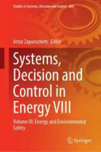 Systems, Decision and Control in Energy VIII : Volume III: Energy and Environmental Safety (Studies in Systems, Decision and Control)