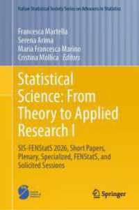 Statistical Science: From Theory to Applied Research I : SIS-FENStatS 2026, Short Papers, Plenary, Specialized, FENStatS, and Solicited Sessions (Italian Statistical Society Series on Advances in Statistics)