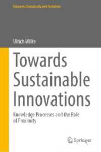 Towards Sustainable Innovations : Knowledge Processes and the Role of Proximity (Economic Complexity and Evolution)