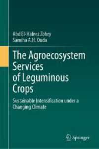 The Agroecosystem Services of Leguminous Crops : Sustainable Intensification under a Changing Climate