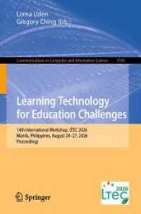 Learning Technology for Education Challenges : 14th International Workshop, LTEC 2026, Manila, Philippines, August 24-27, 2026, Proceedings (Communications in Computer and Information Science)