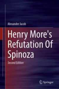 Henry More's Refutation Of Spinoza （2. Aufl.）