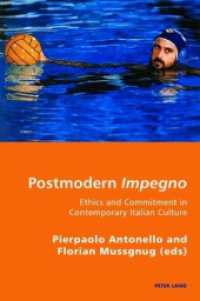 Postmodern Impegno - Impegno postmoderno : Ethics and Commitment in Contemporary Italian Culture - Etica e engagement nella cultura italiana contemporanea (Italian Modernities .4) （2009. X, 348 S. 220 mm）