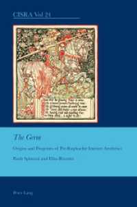 "The Germ" : Origins and Progenies of Pre-Raphaelite Interart Aesthetics (Cultural Interactions: Studies in the Relationship between the Arts .24) （2012. XIV, 284 S. 225 mm）