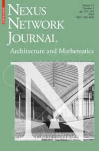 Nexus Network Journal 12,2 : Architecture and Mathematics (Nexus Network Journal) （2011）
