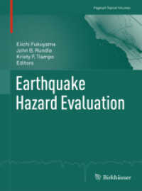 地震災害評価<br>Earthquake Hazard Evaluation (Pageoph Topical Volumes) （2013. vi, 246 S. VI, 246 p. 260 mm）