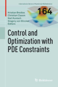 Control and Optimization with PDE Constraints (International Series of Numerical Mathematics)