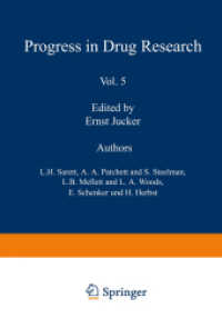 Progress in Drug Research. .5 Fortschritte der Arzneimittelforschung /  Progress in Drug Research /  Progrès des recherches pharmaceutiques （2012. 654 S. 654 p. 244 mm）