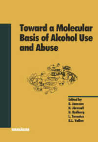 Toward a Molecular Basis of Alcohol Use and Abuse (Experientia Supplementum)
