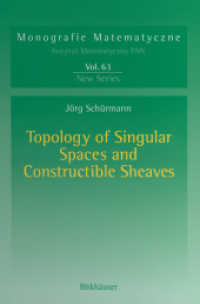 Topology of Singular Spaces and Constructible Sheaves (Monografie Matematyczne)