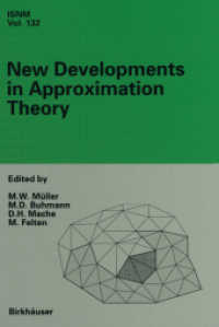 New Developments in Approximation Theory : 2nd International Dortmund Meeting (IDoMAT) '98, Germany, February 23-27, 1998 (International Series of Numerical Mathematics)