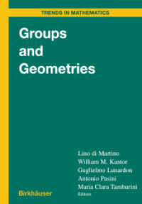 Groups and Geometries : Siena Conference, September 1996 (Trends in Mathematics)