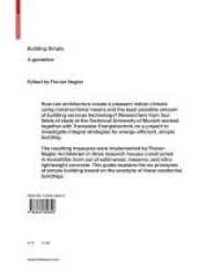 Building Simply : A guideline （2021. 128 S. 80 b/w and 50 col. ill. 280 mm）