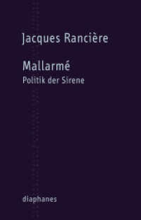 Mallarmé : Politik der Sirene (TransPositionen) （2012. 108 S. 21 cm）