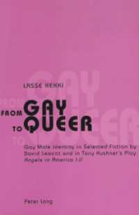 From Gay to Queer : Gay Male Identity in Selected Fiction by David Leavitt and in Tony Kushner's Play" Angels in America. Dissertationsschrift. （2003. 427 S. 22 cm）