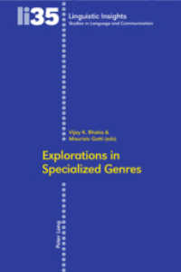 Explorations in Specialized Genres (Linguistic Insights 35) （2006. 324 S. 220 mm）