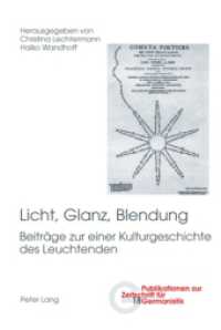Licht, Glanz, Blendung : Beitraege zu einer Kulturgeschichte des Leuchtenden (Publikationen Zur Zeitschrift Für Germanistik)