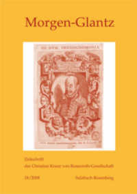 Morgen-Glantz 18/2008 : Zeitschrift der Christian Knorr von Rosenroth-Gesellschaft (Morgen-Glantz 18)