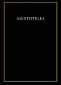 Aristoteles: Aristoteles Werke. BAND 1/I Kategorien