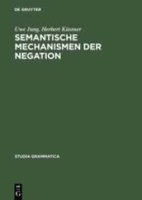 Semantische Mechanismen Der Negation (Studia grammatica) -- Paperback (German Language Edition)