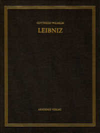 1695-1700 : Hrsg.: Leibniz-Forschungsstelle d. Universität Münster (Gottfried Wilhelm Leibniz: Sämtliche Schriften und Briefe. Philosophischer Briefwechsel Reihe. Band 3) （2014. CX, 869 S. 24.8 cm）