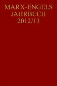 Marx-Engels-Jahrbuch. Marx-Engels-Jahrbuch 2012/13 (Marx-Engels-Jahrbuch)