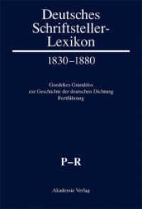 Deutsches Schriftsteller-Lexikon 1830-1880. BAND VI P-R (Deutsches Schriftsteller-Lexikon 1830-1880 BAND VI)