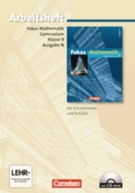 Fokus Mathematik， Gymnasium， Ausgabe N. 9. Schuljahr， Arbeitsheft m. CD-ROM