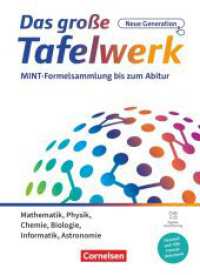 Das große Tafelwerk - neue Generation - MINT-Formelsammlung bis zum Abitur - Alle Bundesländer außer Bayern (Das große Tafelwerk - neue Generation -  MINT-Formelsammlung bis zum Abitur) （2024. 184 S. 26.5 cm）