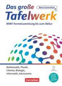 Das große Tafelwerk - neue Generation - MINT-Formelsammlung bis zum Abitur - Alle Bundesländer (Das große Tafelwerk - neue Generation -  MINT-Formelsammlung bis zum Abitur) （2024. 192 S.）