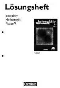 Mathematik interaktiv， Ausgabe Hessen. 9. Schuljahr， Lösungen zum Schülerbuch