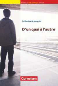 Nouvelle Bibliothèque Junior - Allgemeine Ausgabe - A2+ : D'un quai à l'autre - Lektüre mit eingelegtem Vokabular. Lektüre mit Vokabelglossar (Nouvelle Bibliothèque Junior) （2009. 39 S. Beil.: Vokabelheft. 17 cm）