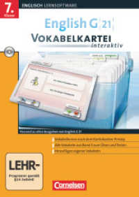 English G 21 - Vokabelkarteien interaktiv - Lernsoftware zu allen Ausgaben - Band 3: 7. Schuljahr : Vokabelkartei interaktiv - CD-ROM (English G 21)