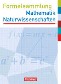 Formelsammlungen Sekundarstufe I - Hessen : Mathematik - Naturwissenschaften - Formelsammlung mit Prüfungseinleger (Formelsammlungen Sekundarstufe I)