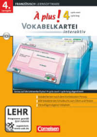 À plus ! - Französisch als 1. und 2. Fremdsprache - Ausgabe 2004 - Band 4 (cycle long/court) : Vokabelkartei interaktiv - CD-ROM. 4. Lernjahr. Für Windows 2000/XP/Vista (À plus !)