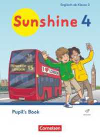 Sunshine - Englisch ab Klasse 3 - Ausgabe 2023 - 4. Schuljahr : Pupil's Book - Mit digitalen Medien (Sunshine) （2024. 76 S. 26 cm）