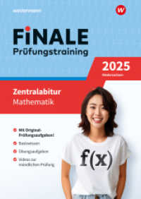 FiNALE Prüfungstraining Zentralabitur Niedersachsen, m. 1 Beilage : Mathematik 2025 (FiNALE Prüfungstraining) （2024. 224 S.）
