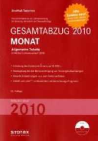 Stollfu&szlig; Tabellen. Gesamtabzug 2010 Monat, m. CD-ROM (STOTAX) （92. Aufl.  G&uuml;ltig ab 1. Jan. 2010. Getr. Pag. 30 cm）