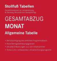 Tabelle, Gesamtabzug 2024 Monat : Bundesweit g&uuml;ltige Ausgabe, Monat （118. Aufl. 2024. 412 S. 297 mm）