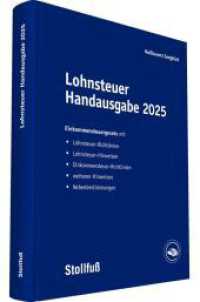 Lohnsteuer Handausgabe 2025 (Sonstige Handbücher und Monografien) （2025. 2025. 1520 S. 223 mm）