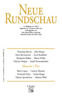Mensch / Tier : Der Mensch - ein spezielles Tier (Neue Rundschau 2006.4) （1. Auflage. 2006. 192 S. 234.00 mm）