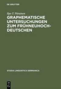 Graphematische Untersuchungen zum Frühneuhochdeutschen (Studia Linguistica Germanica 1)