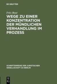 Wege zu einer Konzentration der mündlichen Verhandlung im Prozeß : Vortrag gehalten vor der Berliner Juristischen Gesellschaft am 13. Oktober 1965 (Schriftenreihe der Juristischen Gesellschaft zu Berlin 23)