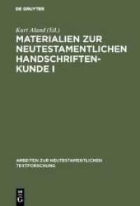 Materialien zur neutestamentlichen Handschriftenkunde I (Arbeiten zur neutestamentlichen Textforschung 3)