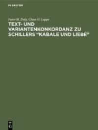 Text- und Variantenkonkordanz zu Schillers Kabale und Liebe