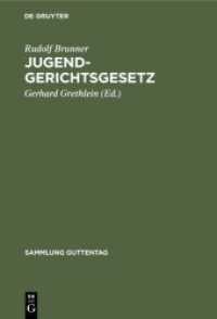 Jugendgerichtsgesetz : Kommentar (Sammlung Guttentag 249)