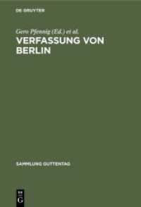 Verfassung von Berlin : Kommentar (Sammlung Guttentag)